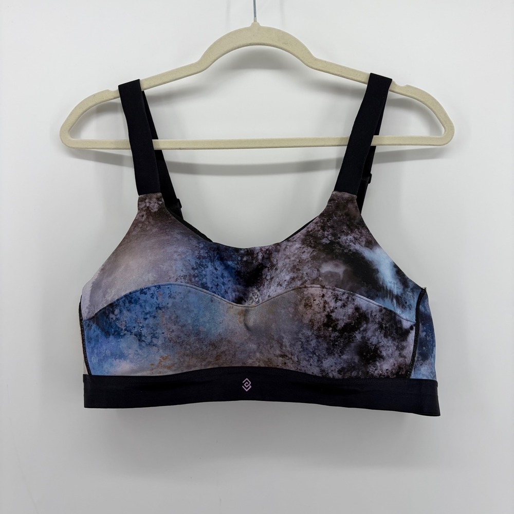 ThirdLove Womens 38C Blue Cosmic Kinetic Performance Sports Bra High Impact
